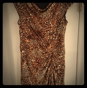 Jones New York Animal Print Dress